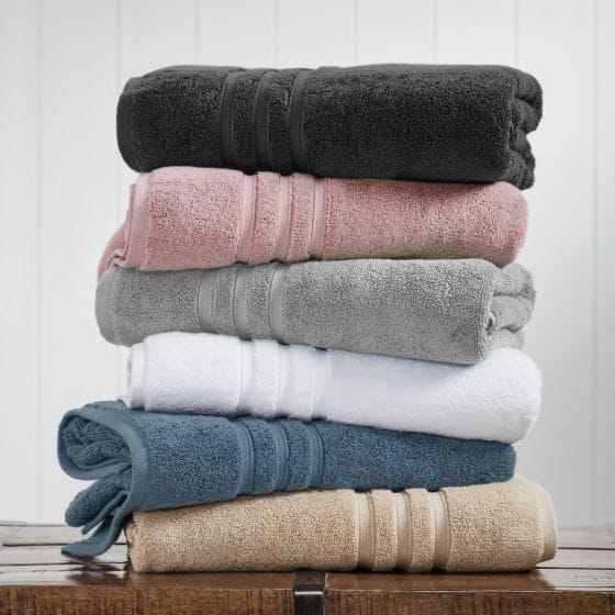 Logan & Mason Bathroom Towel Sets Logan & Mason SUPER DUET 575GSM SILVER Bathroom Towel Set - 6 PCE