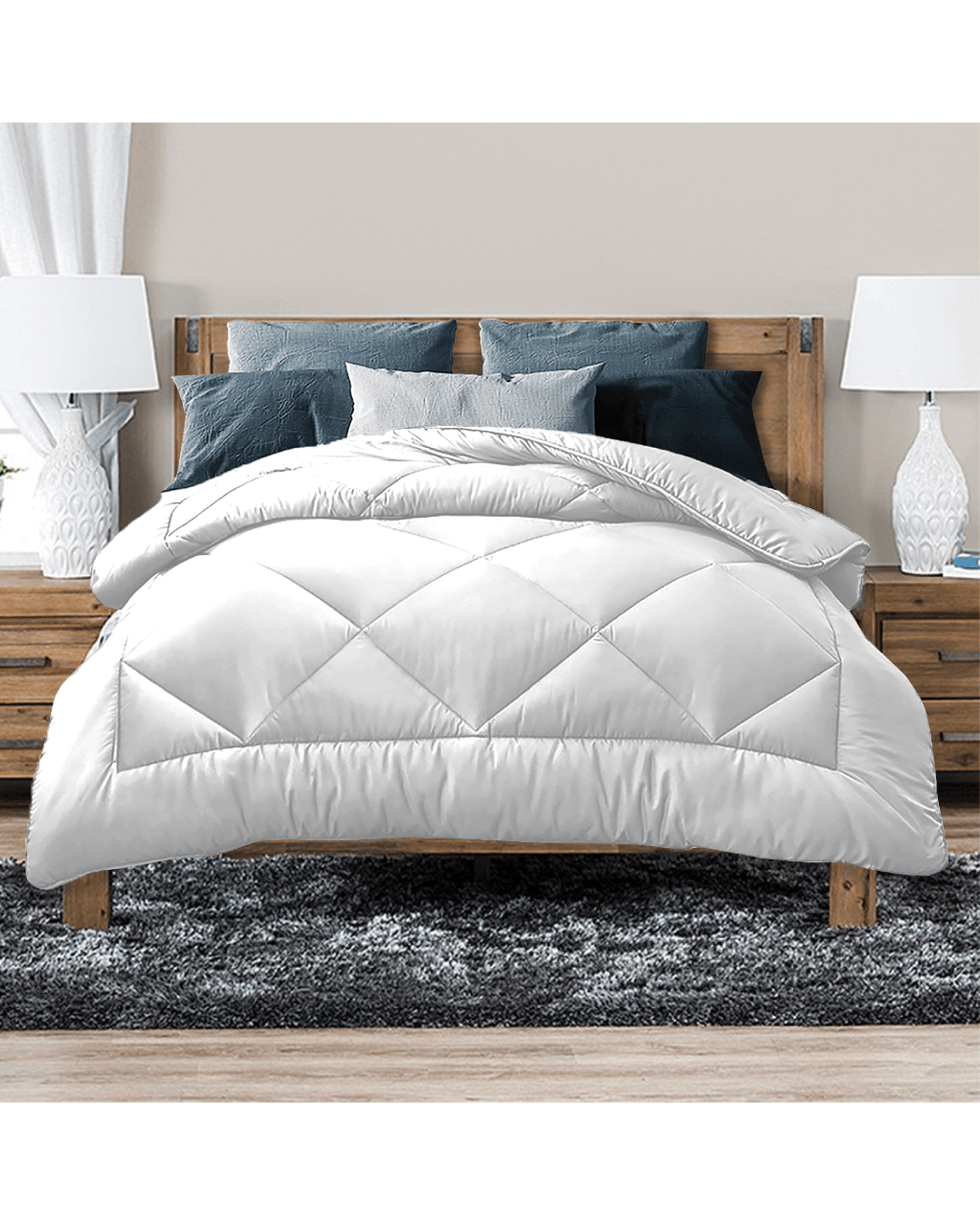 Luxor Duvet/Quilt Luxor Australian Made All Season 400GSM Bamboo Blend Quilt