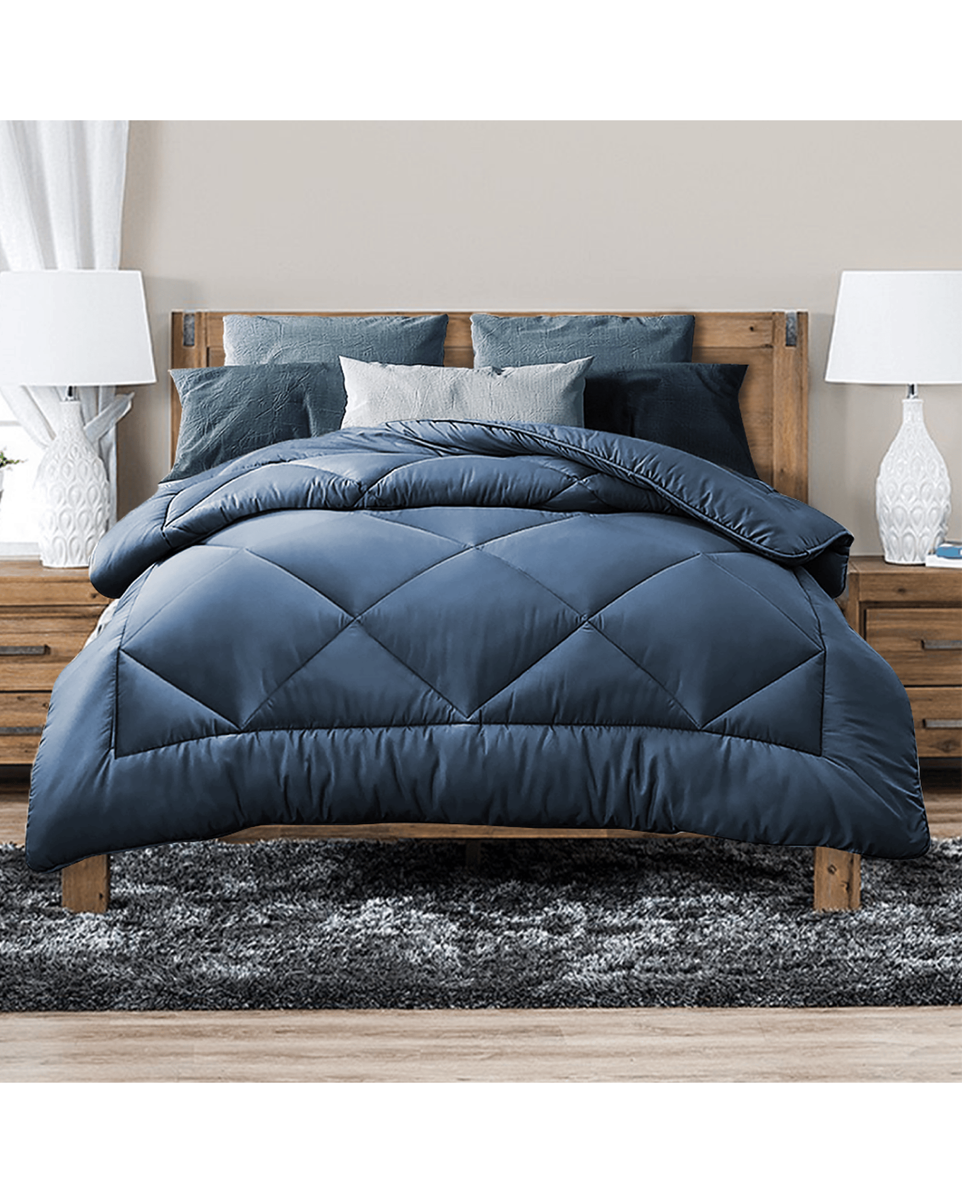 Luxor Duvet/Quilt Luxor Australian Made All Season Ocean 400GSM Bamboo Blend Quilt