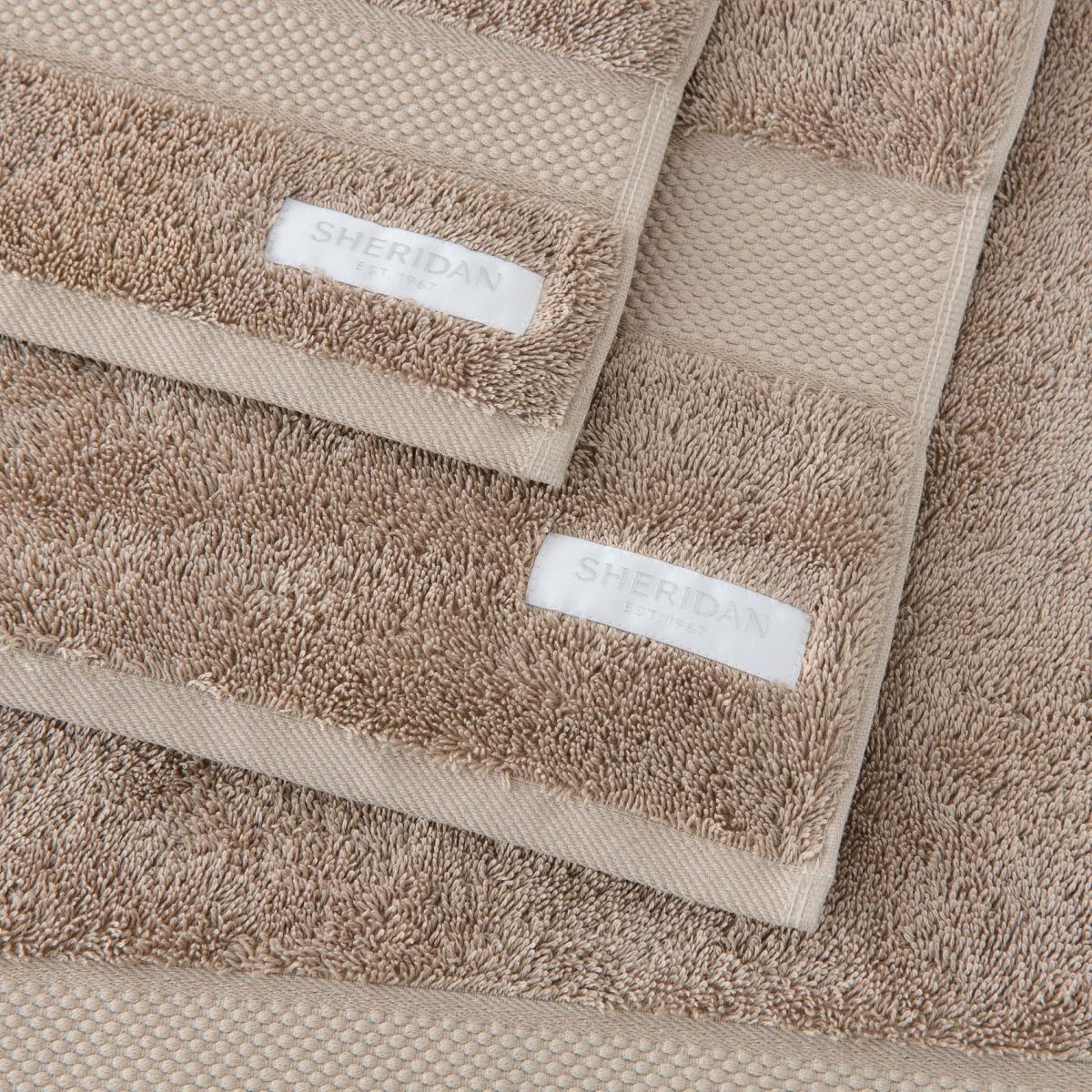 Sheridan Luxury Egyptian 8 Piece Towel Collection  - Latte