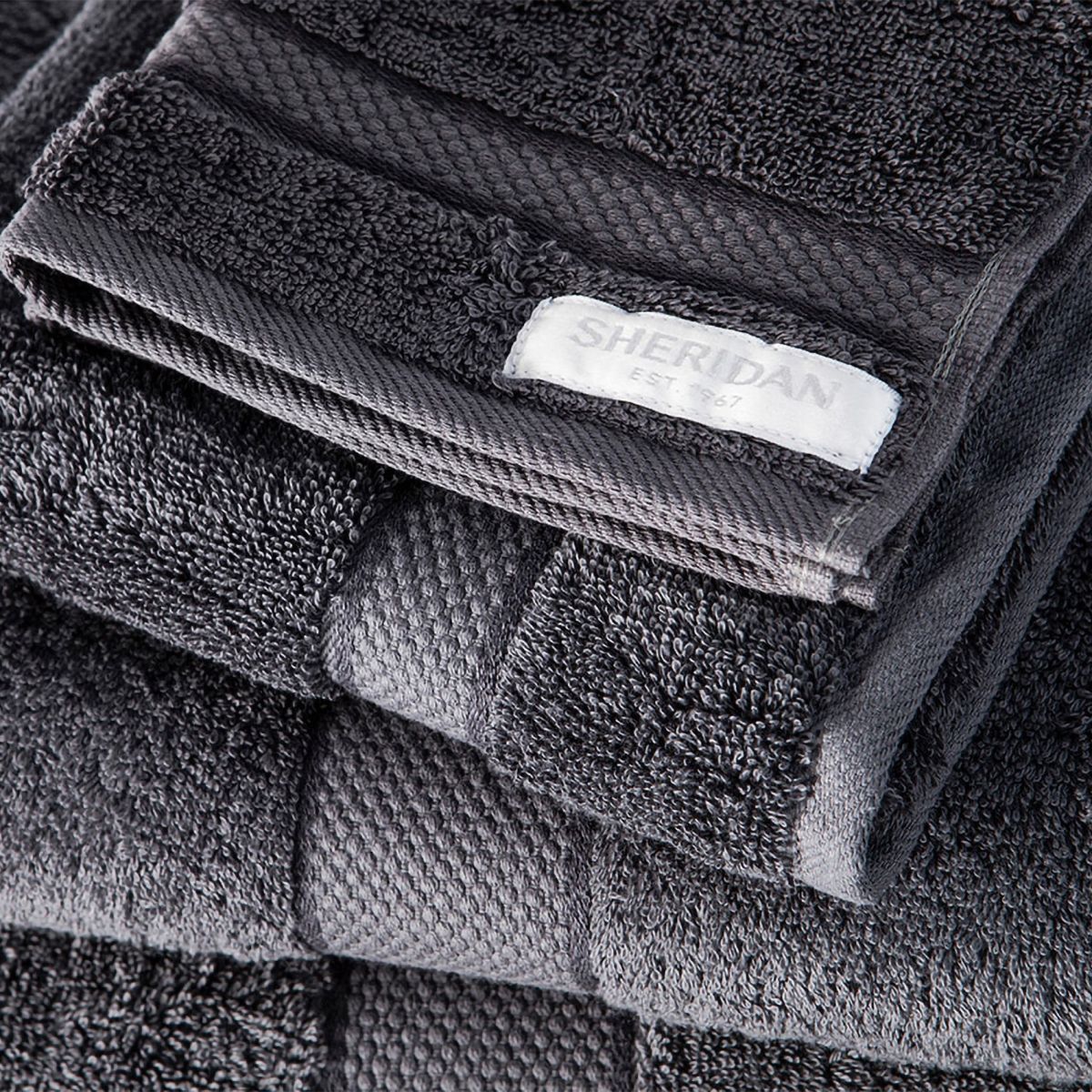 Sheridan Luxury Egyptian 8 Piece Towel Collection  - Graphite