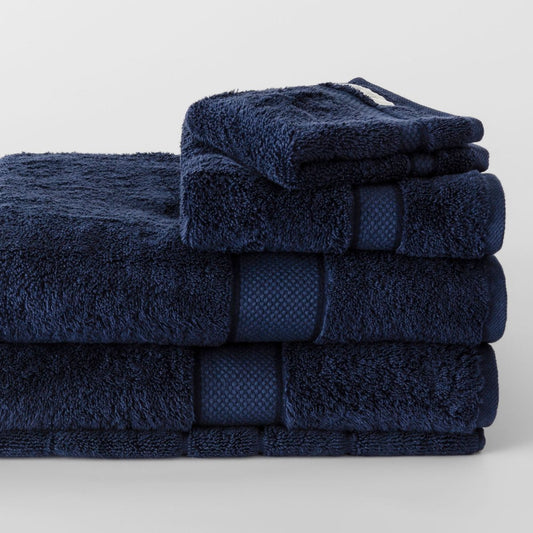 Sheridan Luxury Egyptian 8 Piece Towel Collection  - Royal Navy