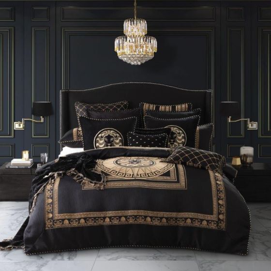 DaVinci MASSIMO BLACK QUILT COVER DaVinci
