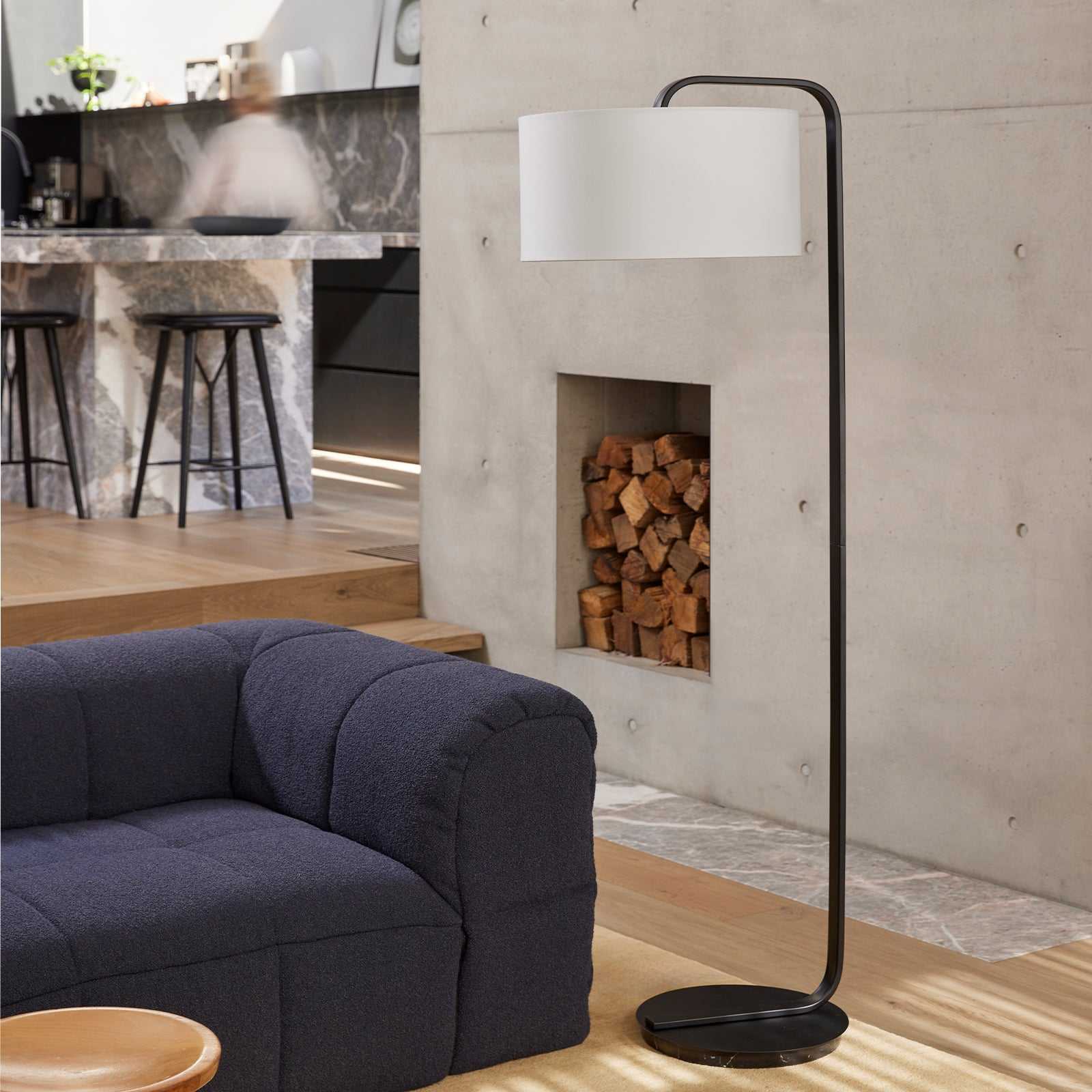 Mayfield Lighting Floor Lamp Mayfield Cordell Black Floor Lamp