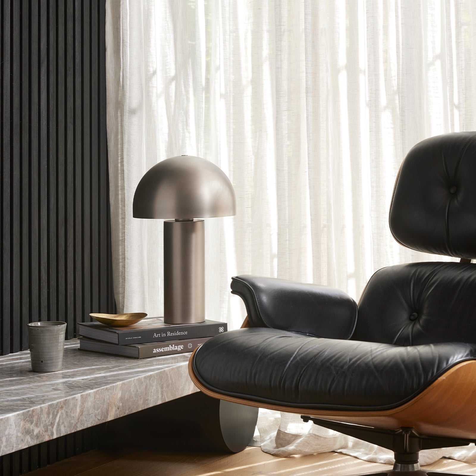 Mayfield Lighting Floor Lamp Mayfield Ore Brushed Nickel Table Lamp