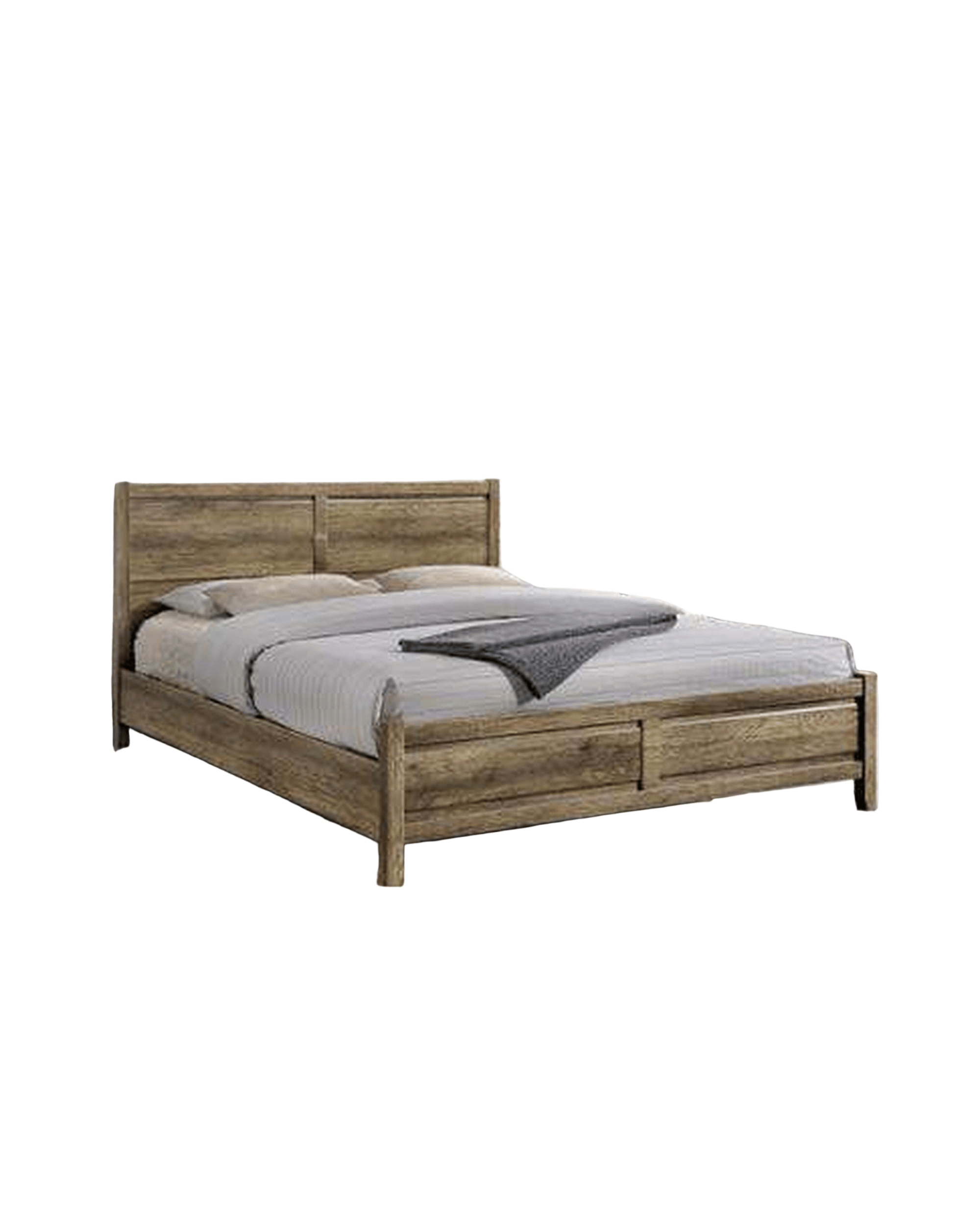 Melbournians Furniture Bedframe Alice Bed Queen Oak