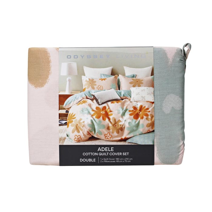 Odyssey Living Comforter Odyssey Living Adele Printed Cotton Quilt Cover Set