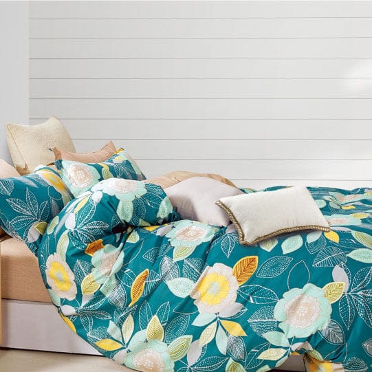 Odyssey Living Comforter Odyssey Living Bermuda Printed Cotton Quilt Cover Set