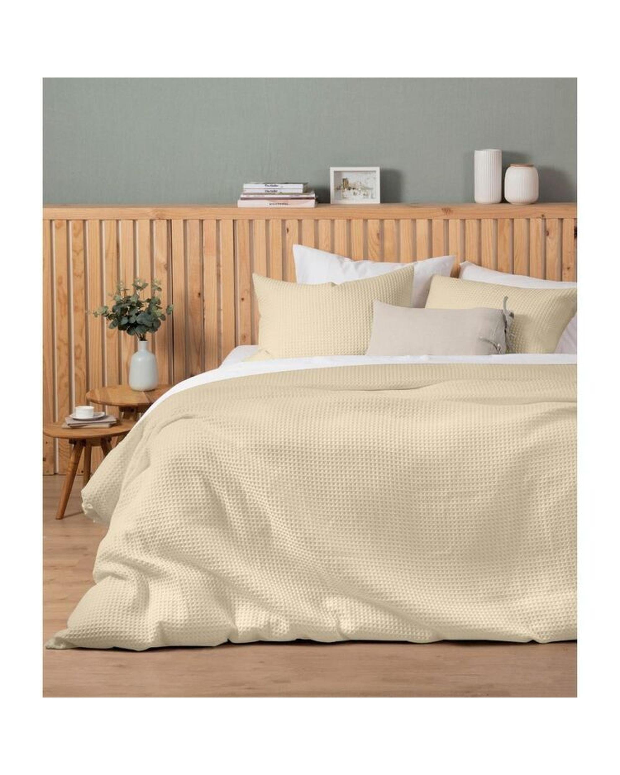 Odyssey Living Comforter Odyssey Living Florida Keys Waffle Quilt Cover Set - Beach