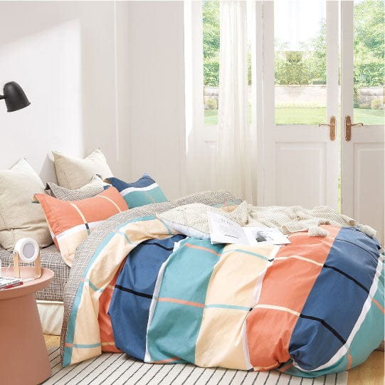 Odyssey Living Comforter Odyssey Living Jude Printed Cotton Quilt Cover Set