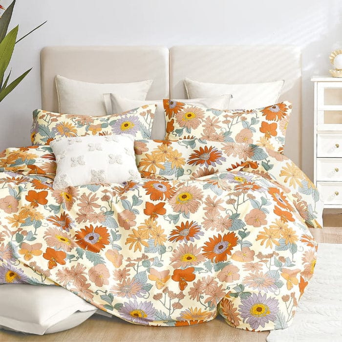 Odyssey Living Comforter Odyssey Living Natasha Printed Cotton Quilt Cover Set