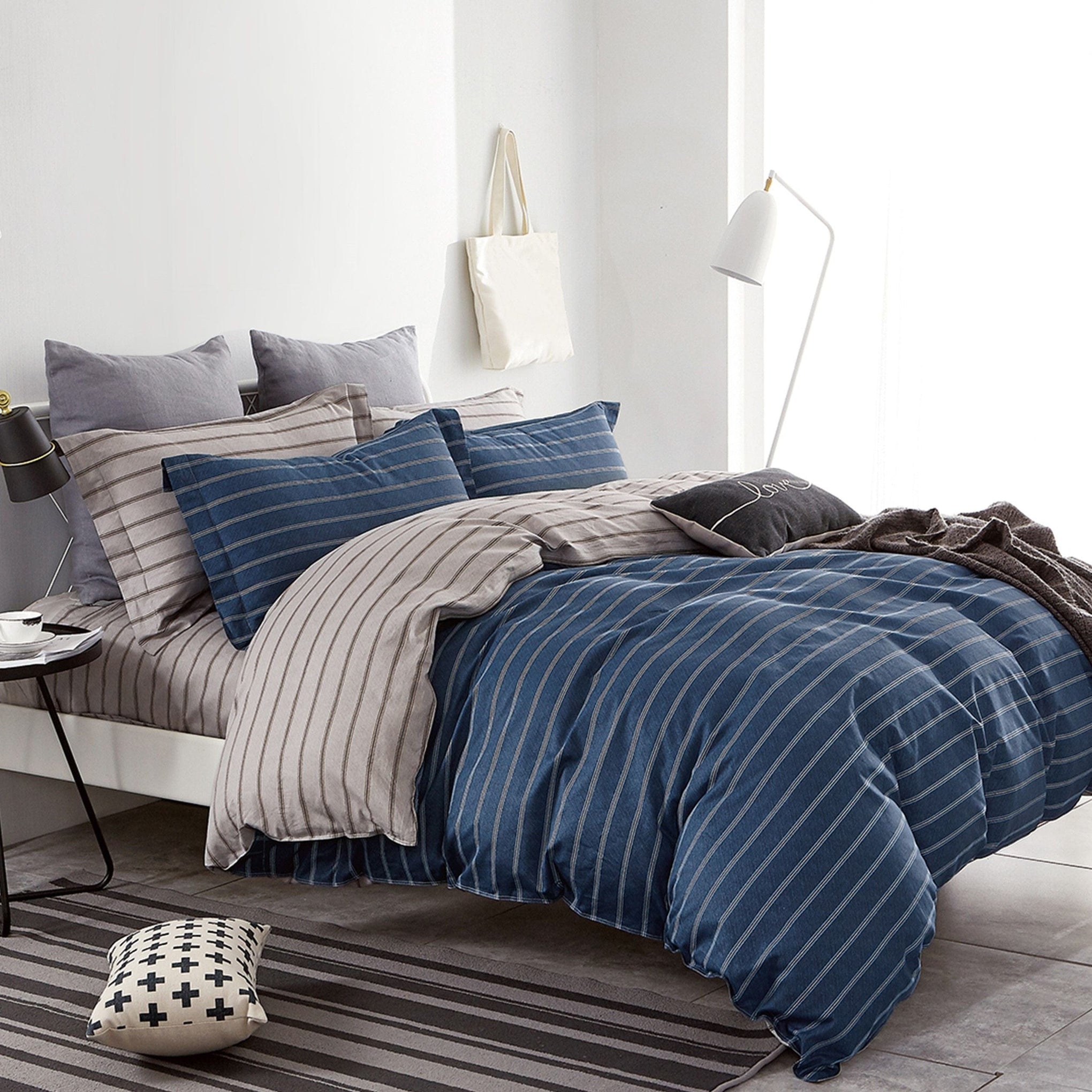 Odyssey Living Comforter Odyssey Living Paddington Printed Cotton Quilt Cover Set