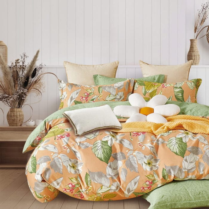 Odyssey Living Comforter Odyssey Living Phuket Printed Cotton Quilt Cover Set