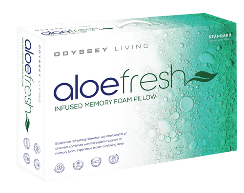 Odyssey Living Pillows/Cushions Odyysey Living Aloe Fresh Memory Foam Pillow - 1200gms