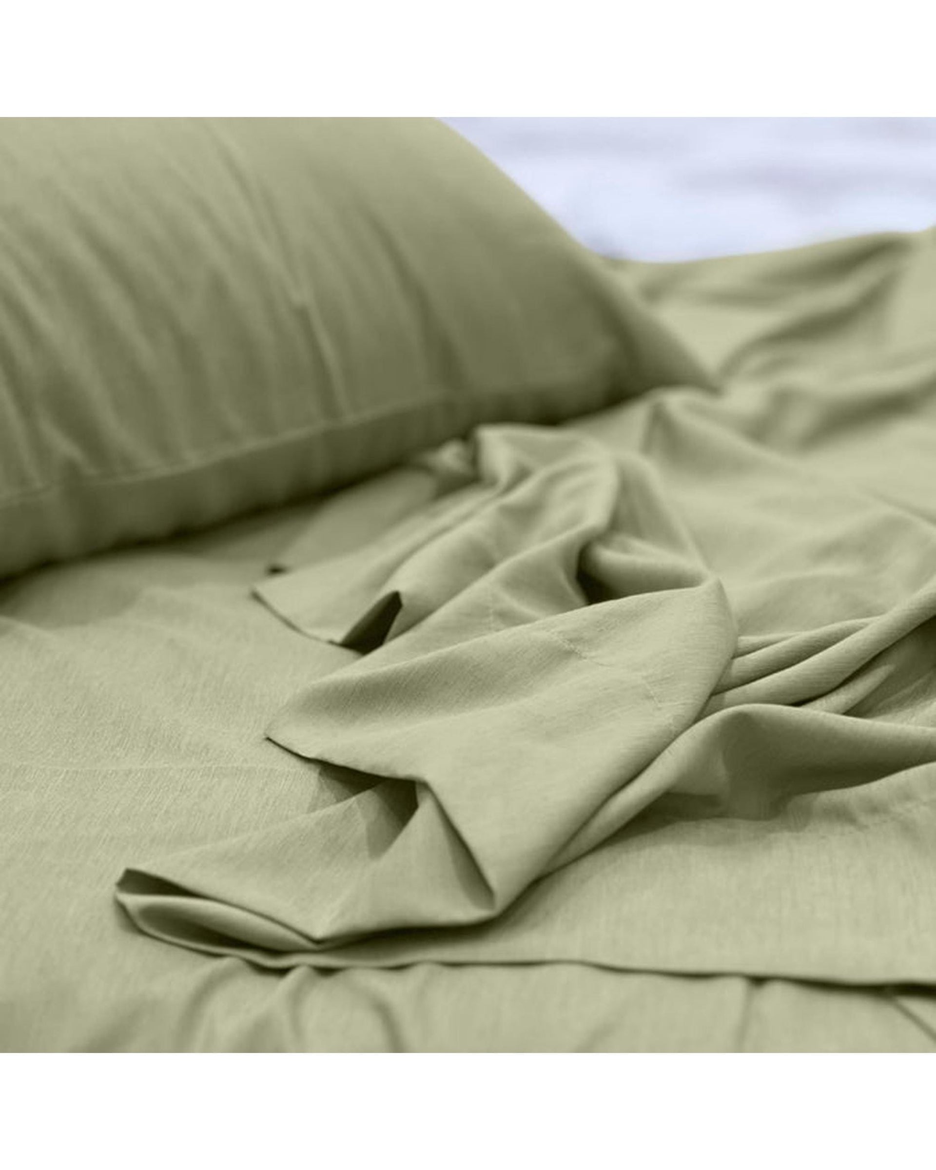 Odyssey Living Bed Sheets Odyysey Living Bamboo Blend Sheet Sets - Olive