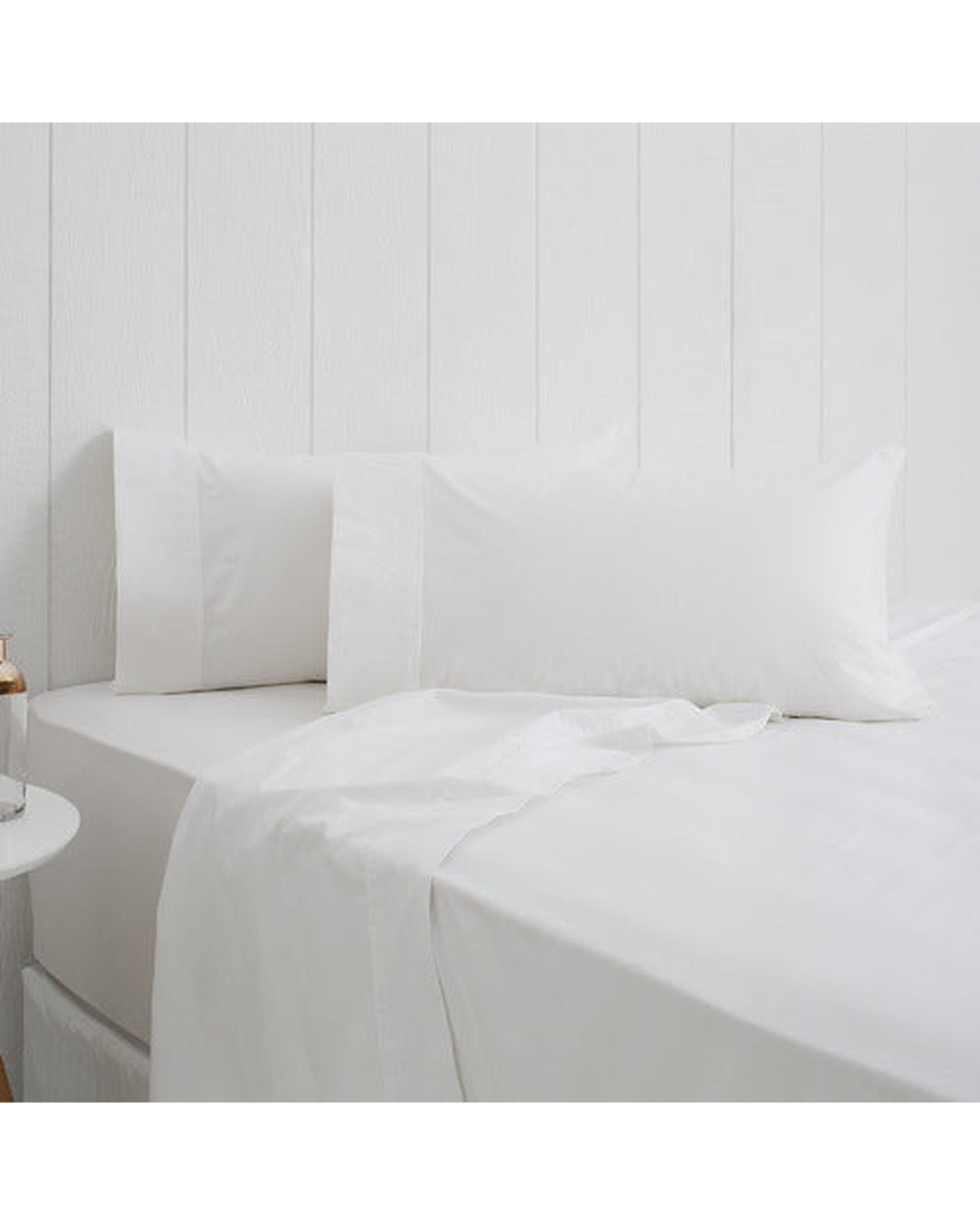 Odyssey Living Bed Sheets Odyysey Living Breathe 100% Cotton Sheet Sets - Snow