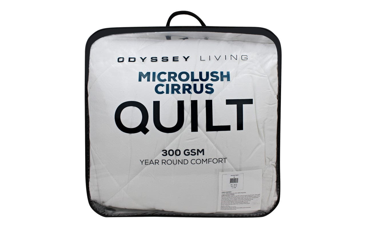 Odyssey Living Duvet/Quilt Odyysey Microlush Cirrius Quilt - 300gsm
