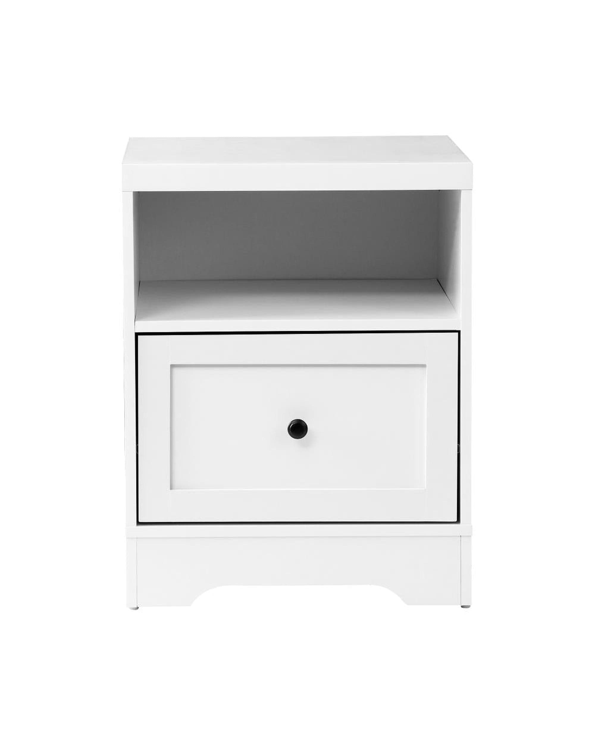Oikiture Bedside Table 2PCS Bedside Tables Nightstand Hamptons Furniture