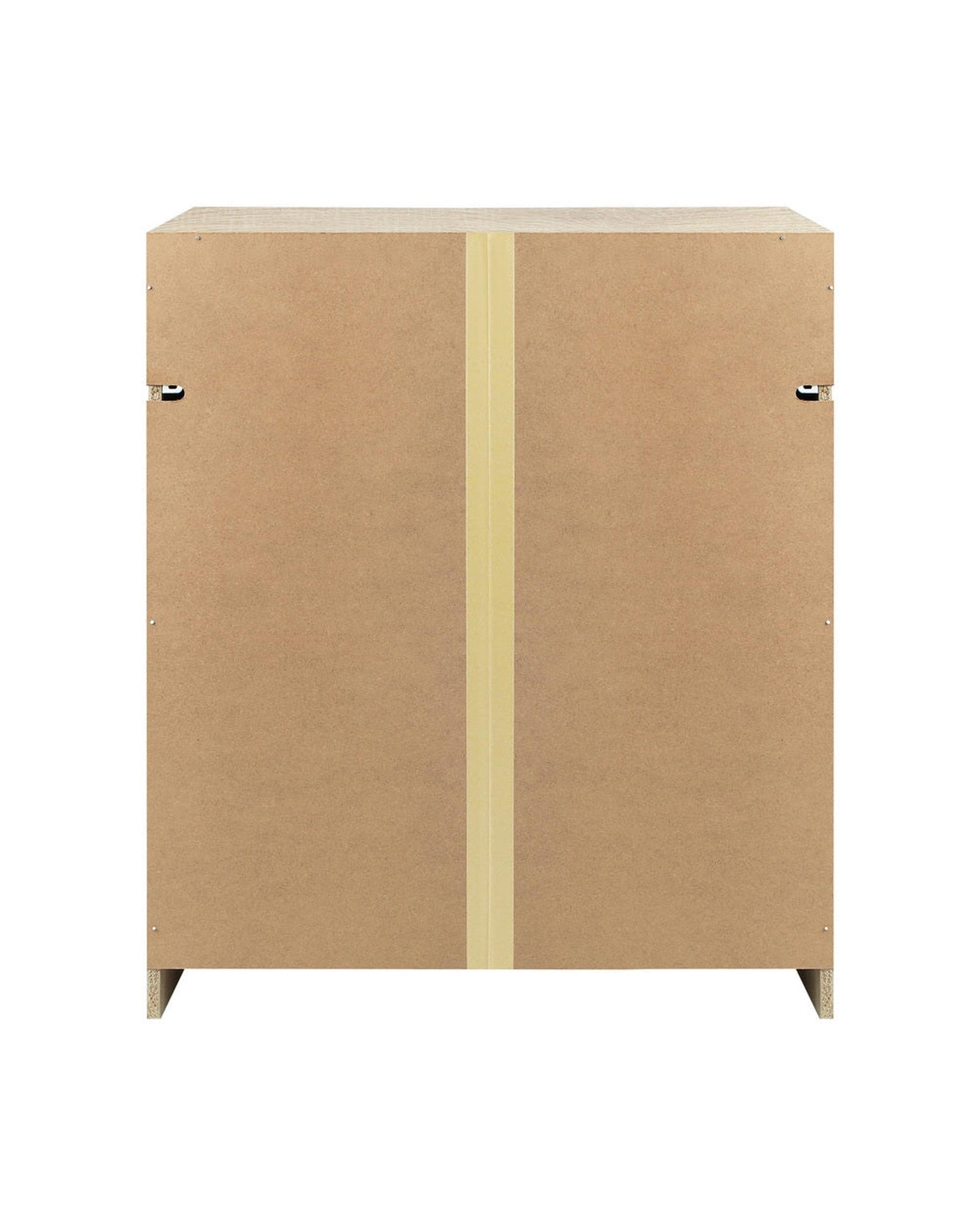 Oikiture Chest Of Drawers 5 Chest of Drawers Tallboy Cabinet Dresser Table Wooden White Furniture