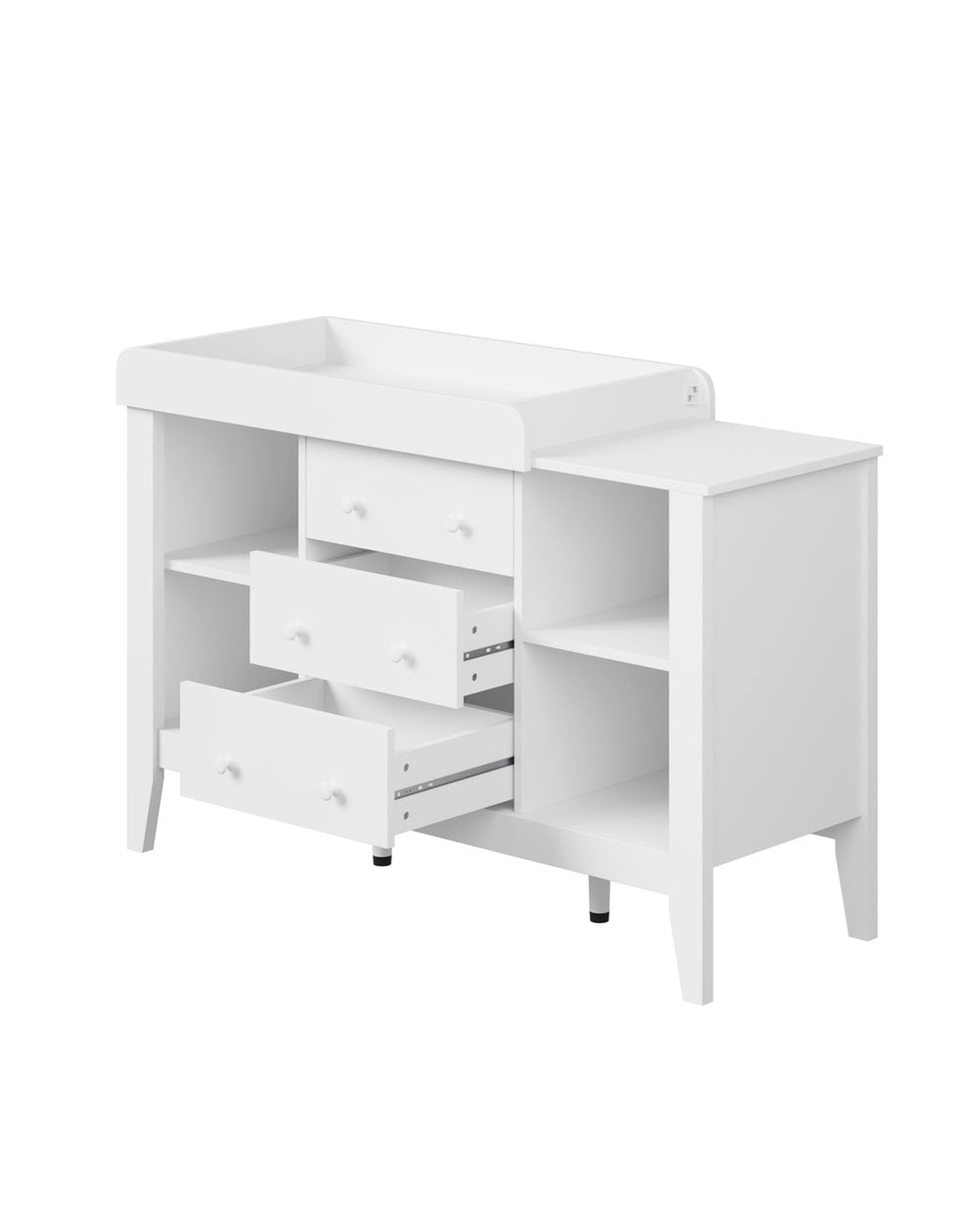 Oikiture Baby Change Table Baby Changing Table Chest of Drawers Cabinet Nursery Furniture