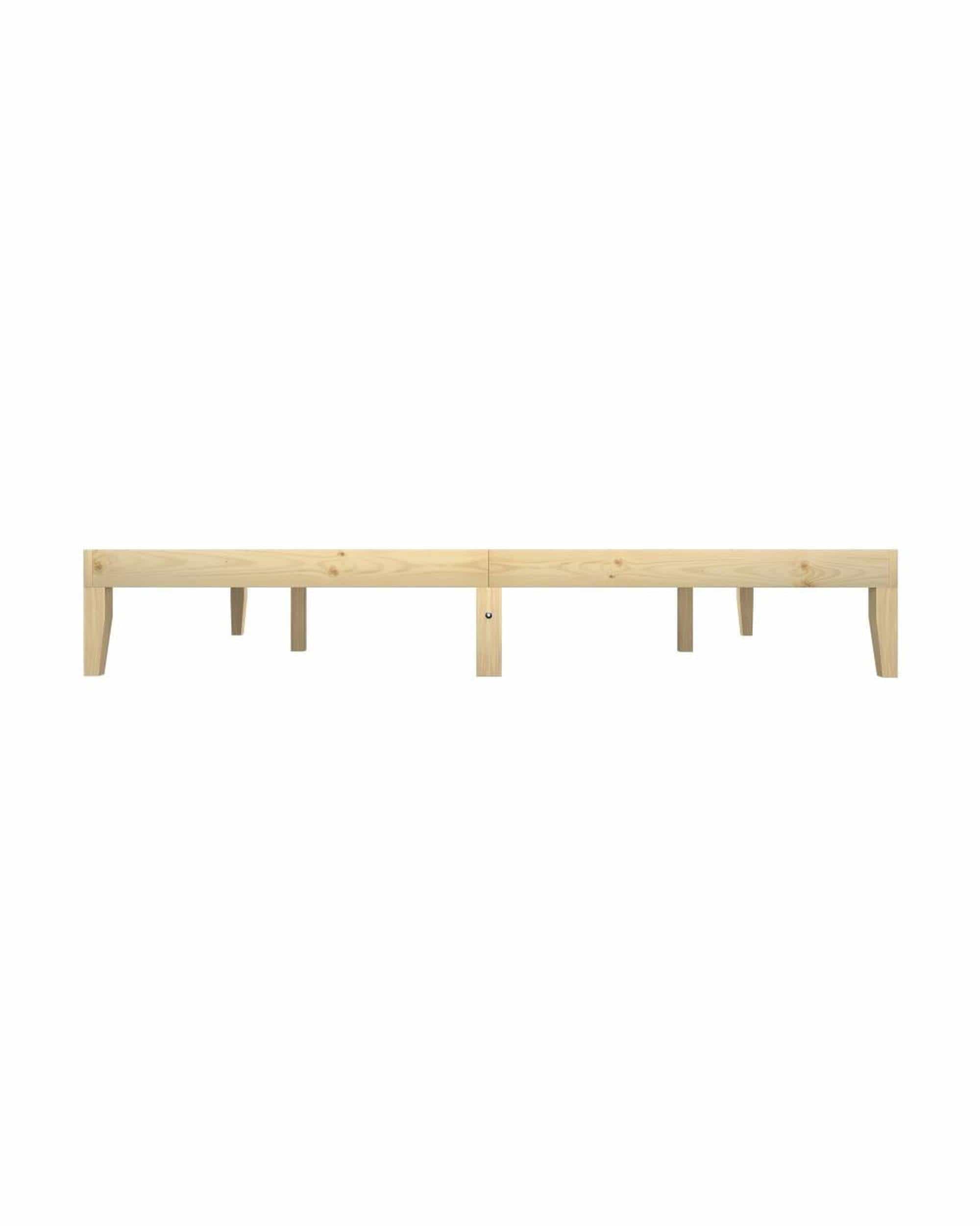Oikiture Base Bed Frame Wooden Pine Timber Bedroom Furniture