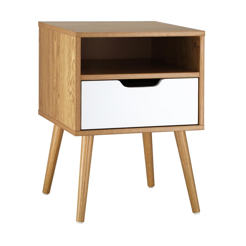 Oikiture Bedside Table Bedside Table Drawers Side Tables Nightstand Trendy Furniture Cabinet