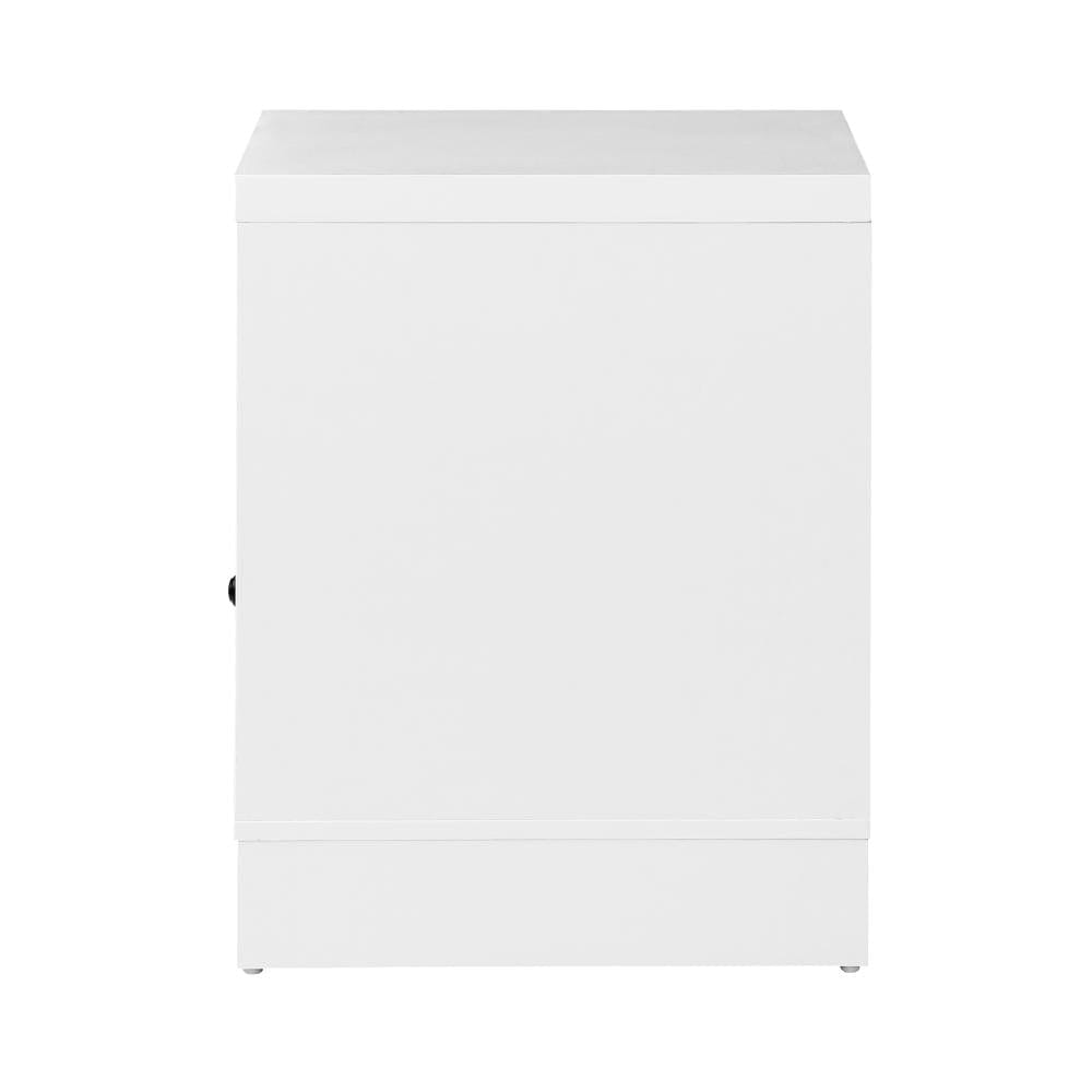 Oikiture Bedside Table Bedside Tables Drawers Bedroom Hamptons Furniture Storage Cabinet