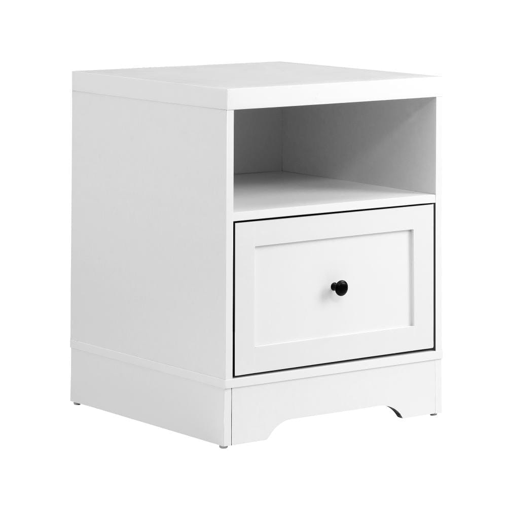 Oikiture Bedside Table Bedside Tables Drawers Bedroom Hamptons Furniture Storage Cabinet
