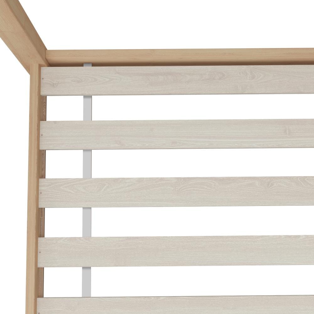 Oikiture Bedframe Byron Wooden Bed Frame Single Wood Mattress Base Pine Timber Platform
