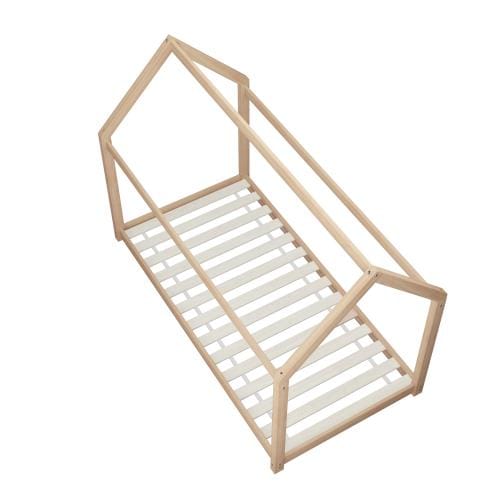 Oikiture Bedframe Byron Wooden Bed Frame Single Wood Mattress Base Pine Timber Platform