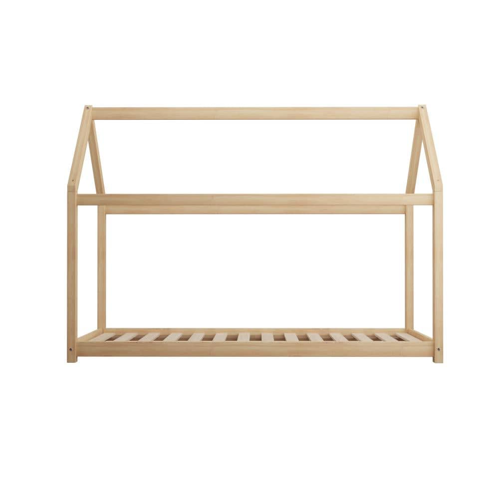 Oikiture Bedframe Byron Wooden Bed Frame Single Wood Mattress Base Pine Timber Platform