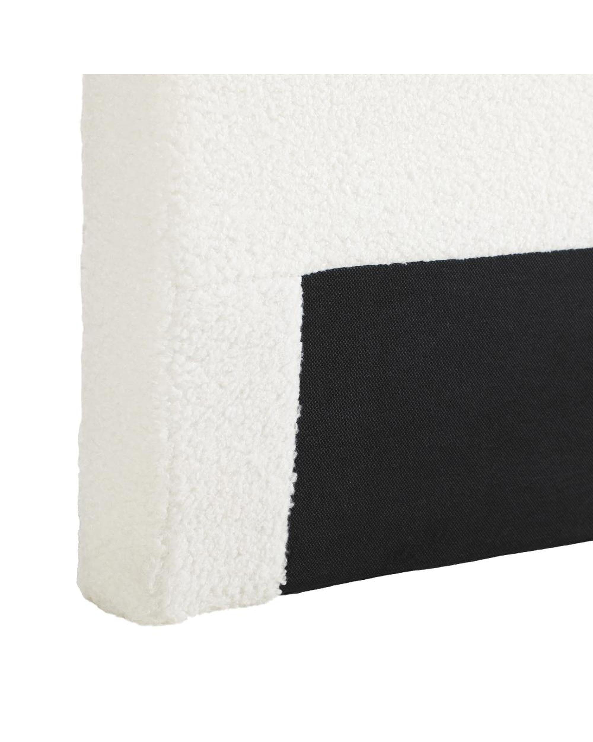 Oikiture Bedhead COVO Headboard Bedhead Fabric White