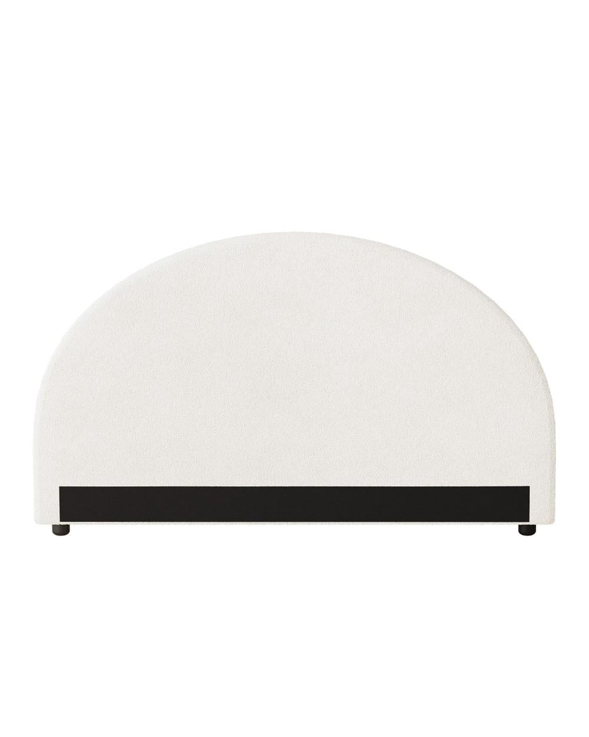 Oikiture Bedhead COVO Headboard Bedhead Fabric White