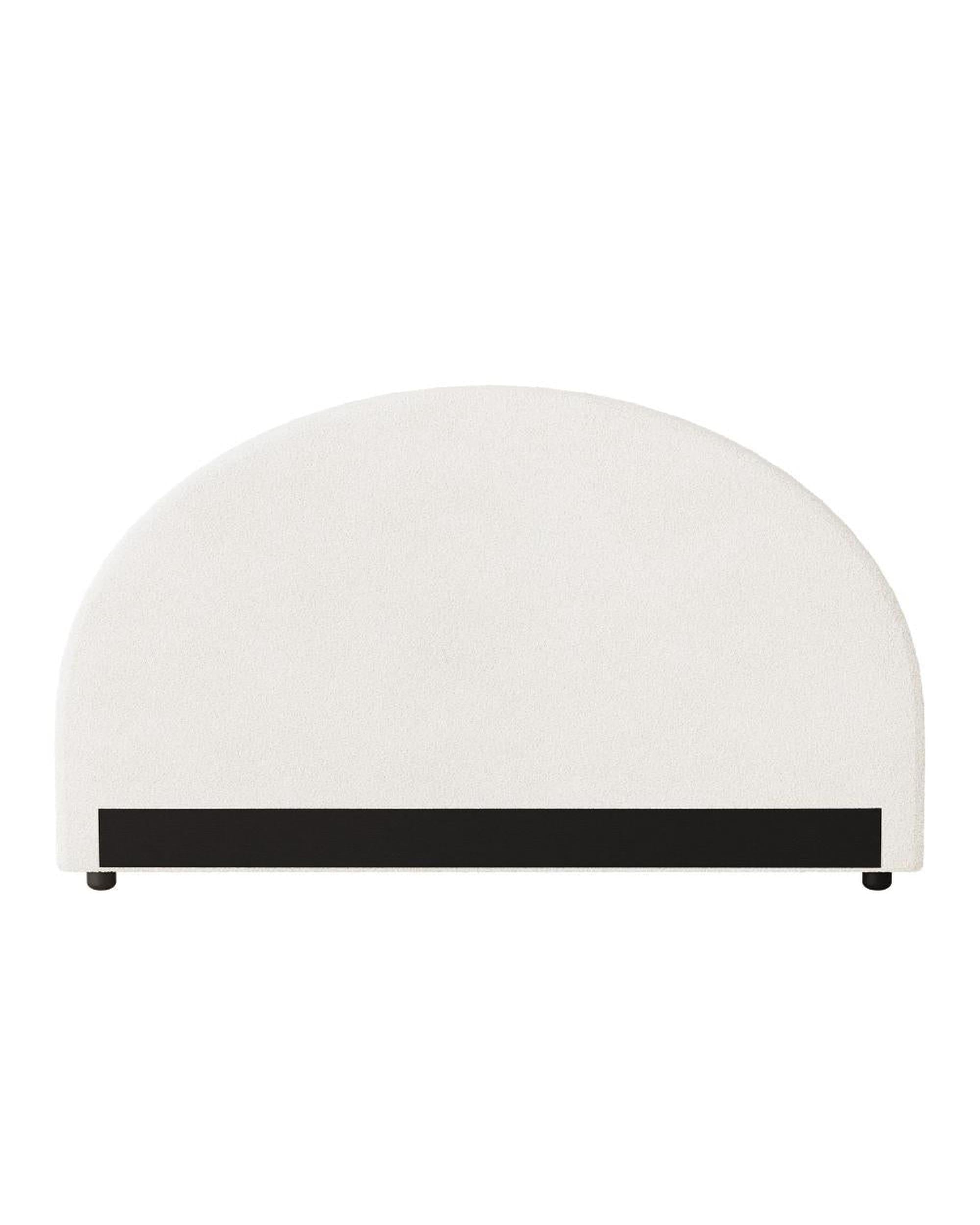 Oikiture Bedhead COVO Headboard Bedhead Fabric White