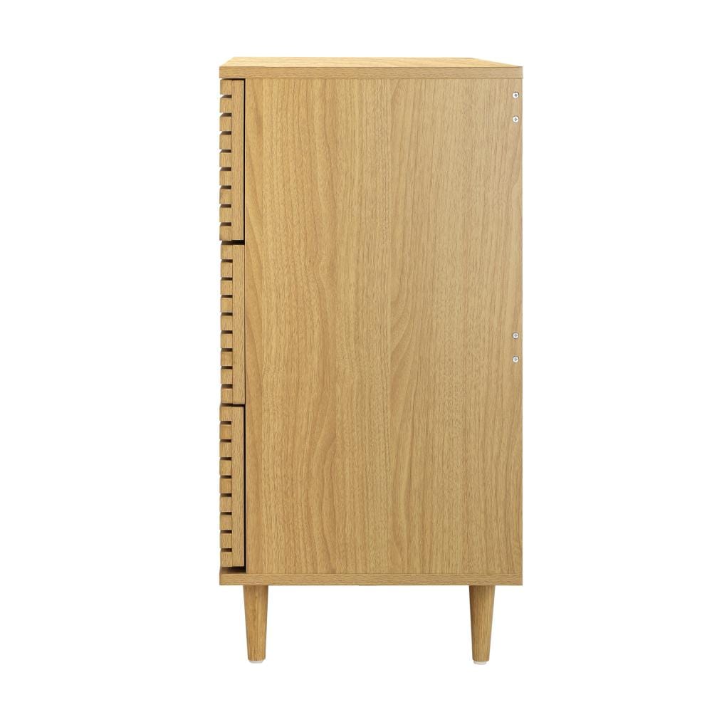 Oikiture Chest of Drawers EDEN 6 Chest of Drawers Tallboy Cabinet Bedroom Clothes Unique Furniture
