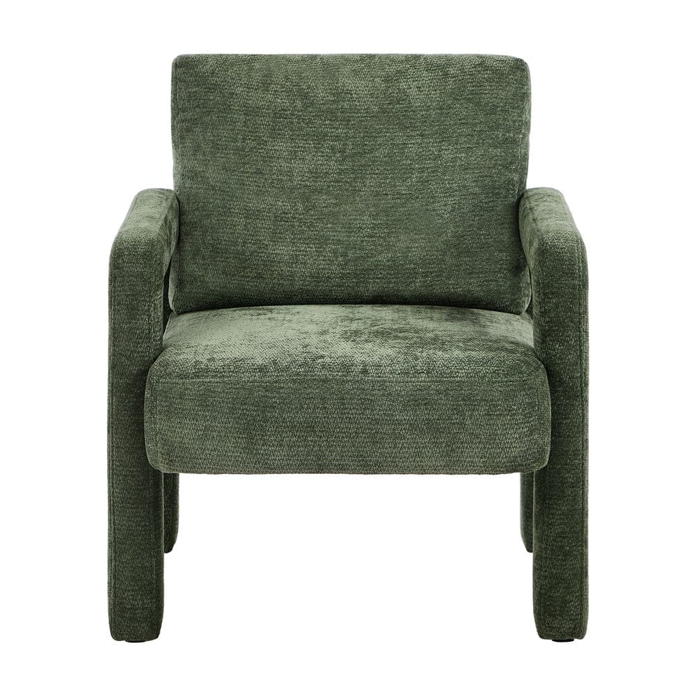 Oikiture Accent Chair Green Oikiture Armchair Velvet Chairs 1 Seater Lounge Sofa Chair