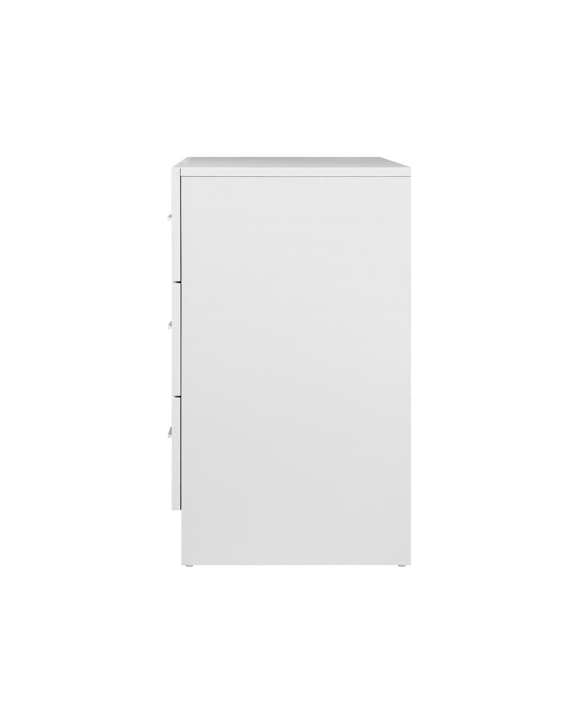 Oikiture Chest of Drawers ISABELLA 6 Chest of Drawers Tallboy Dresser Table Lowboy Storage Cabinet White