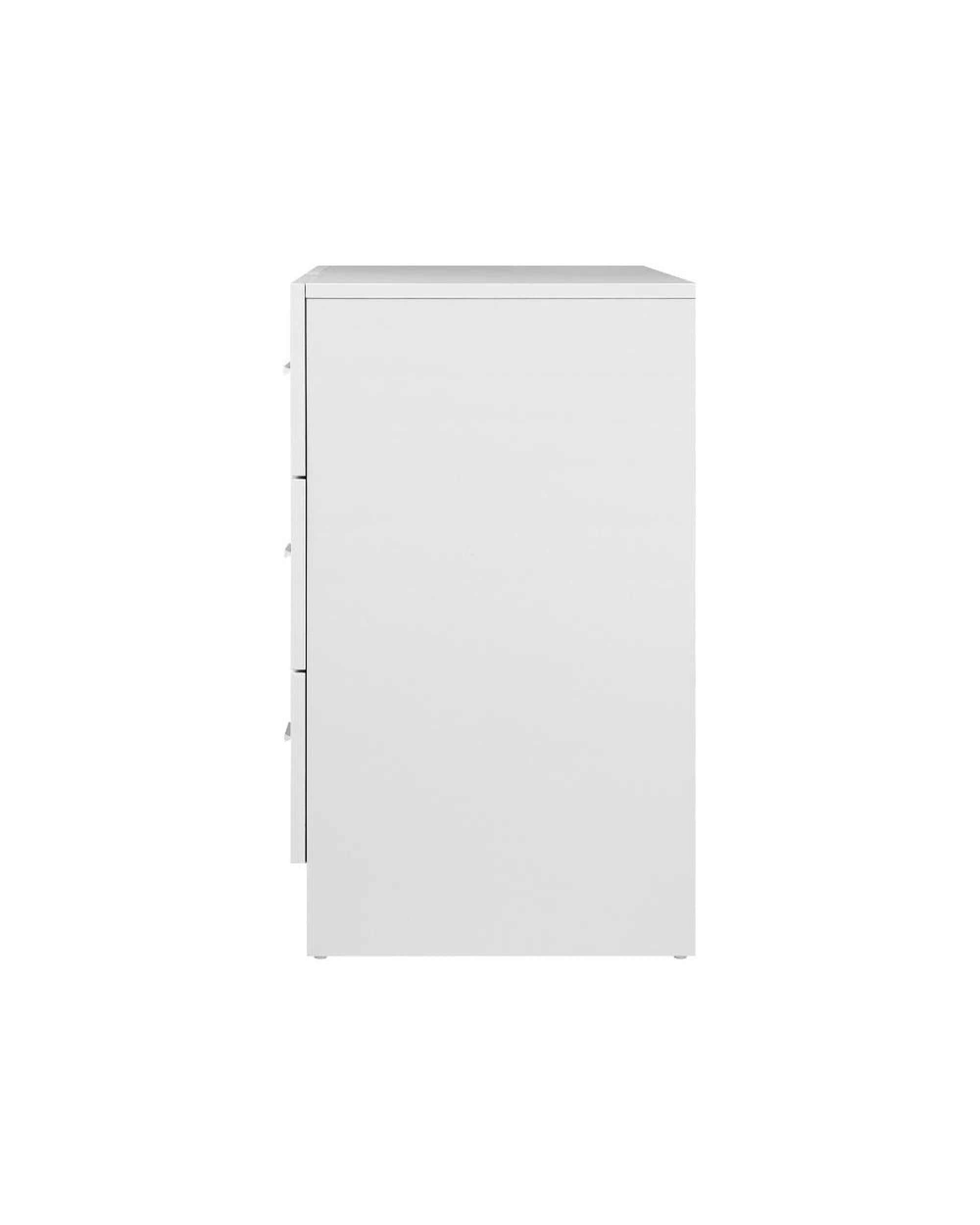 Oikiture Chest of Drawers ISABELLA 6 Chest of Drawers Tallboy Dresser Table Lowboy Storage Cabinet White