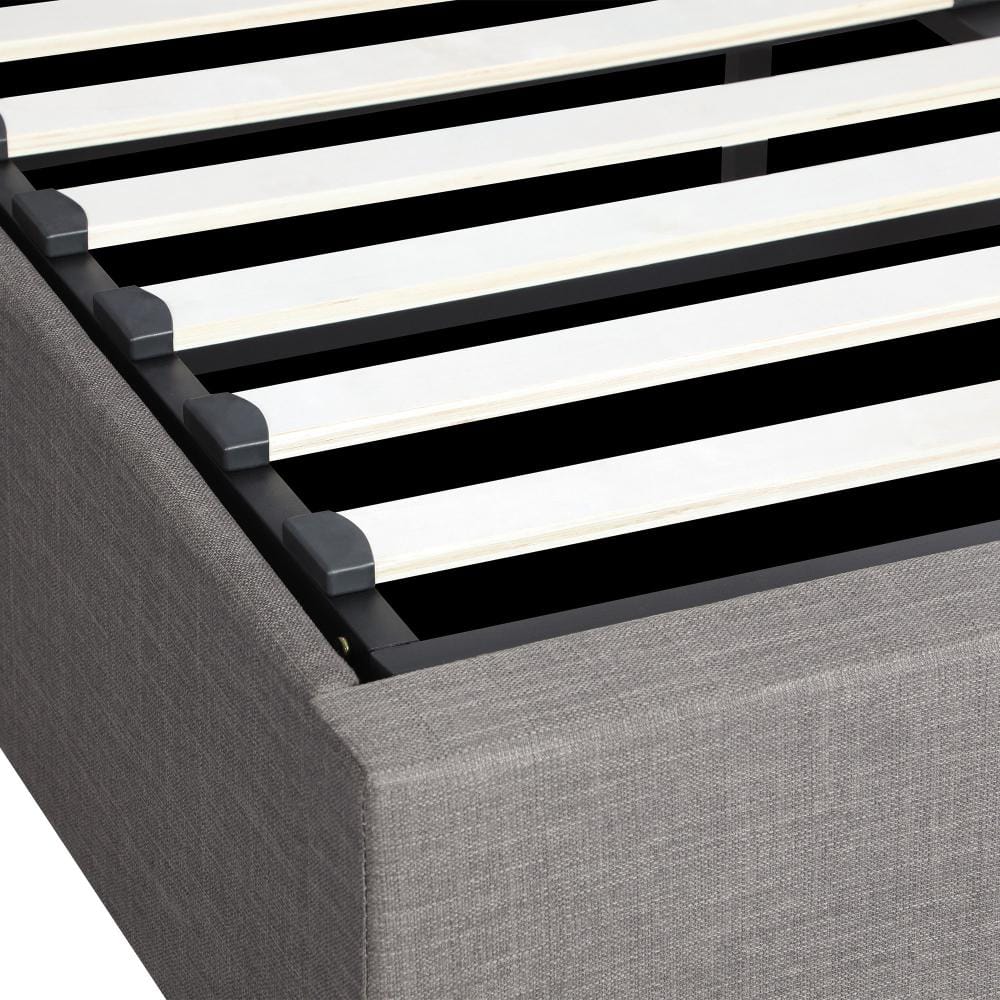 Oikiture Bedframe Kobe Bed Frame with Gas Lift and Storage Space Mattress Base