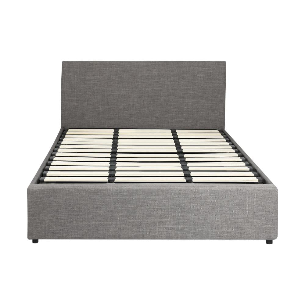 Oikiture Bedframe Kobe Bed Frame with Gas Lift and Storage Space Mattress Base