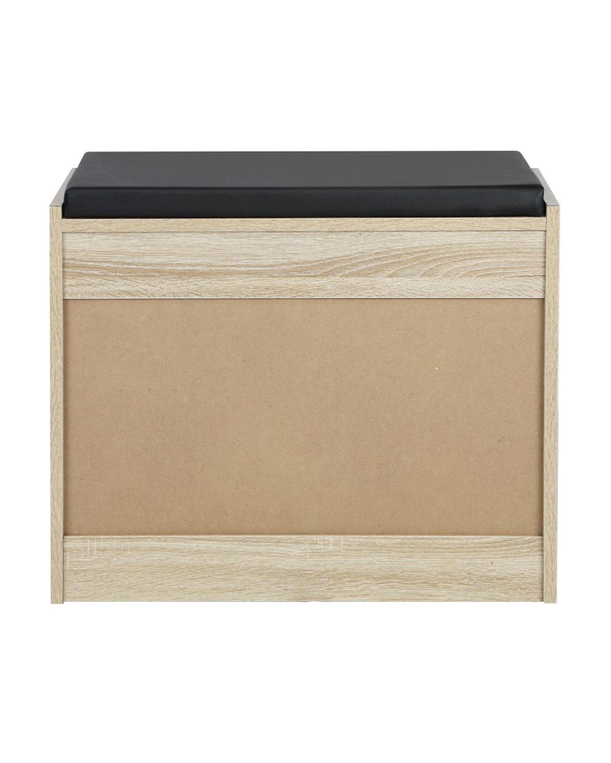 Oikiture Shoe Rack Lex Shoe Cabinet Bench Shoes Storage Shelves Shelf Organiser Cupboard Wooden 0.6M 15 Pairs