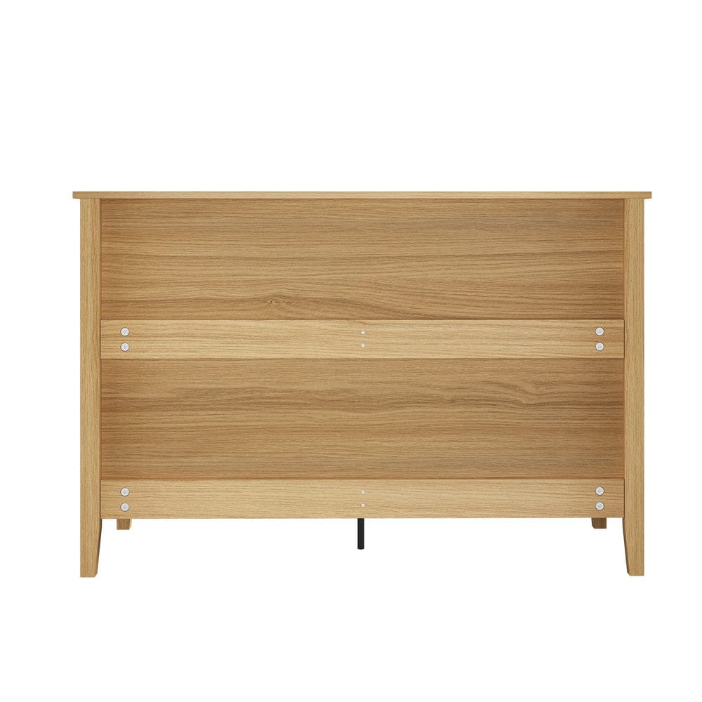 Oikiture Chest of Drawers LIBBY 6 Chest of Drawers Dresser Tallboy Natural
