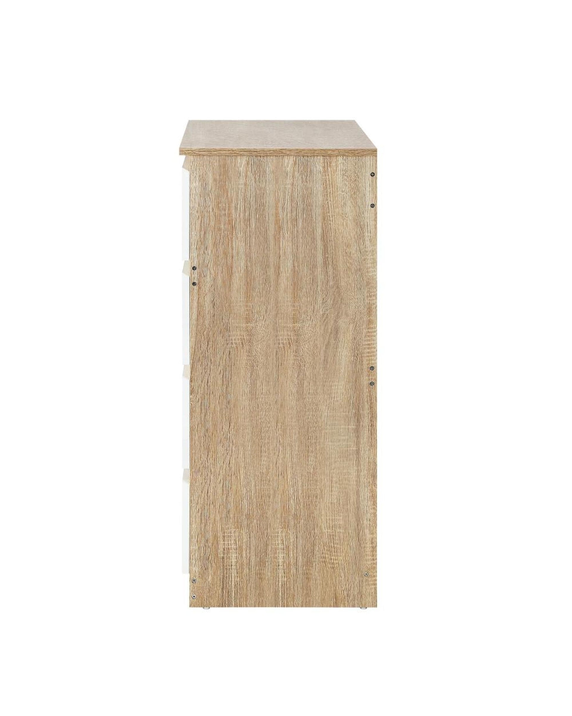 Oikiture Chest of Drawers OCTA Chest of Drawers 8 Drawers Tallboy Cabinet Home Furniture