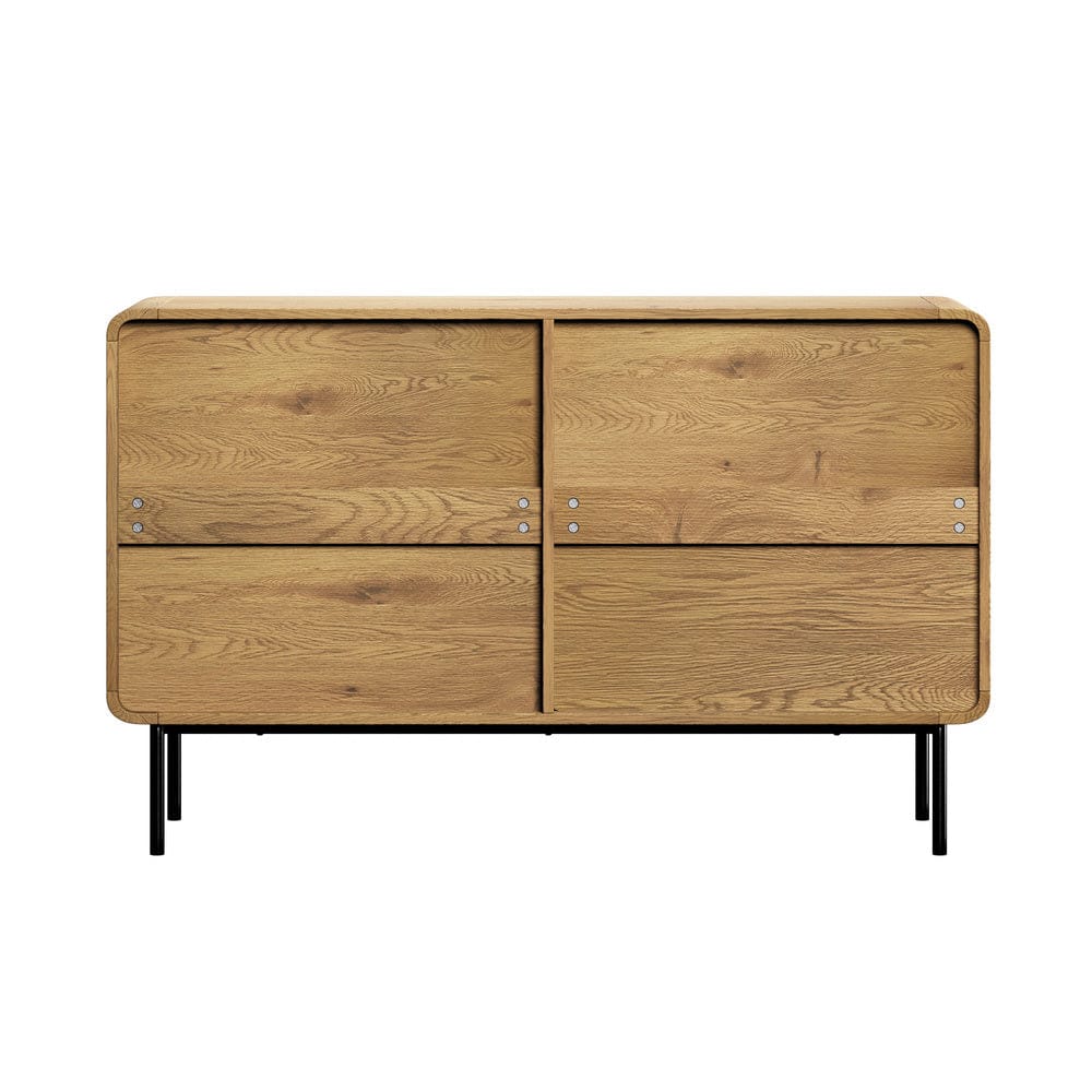 Oikiture Chest of Drawers Oikiture 6 Chest of Drawers Tallboy Storage Cabinet Dresser Natural