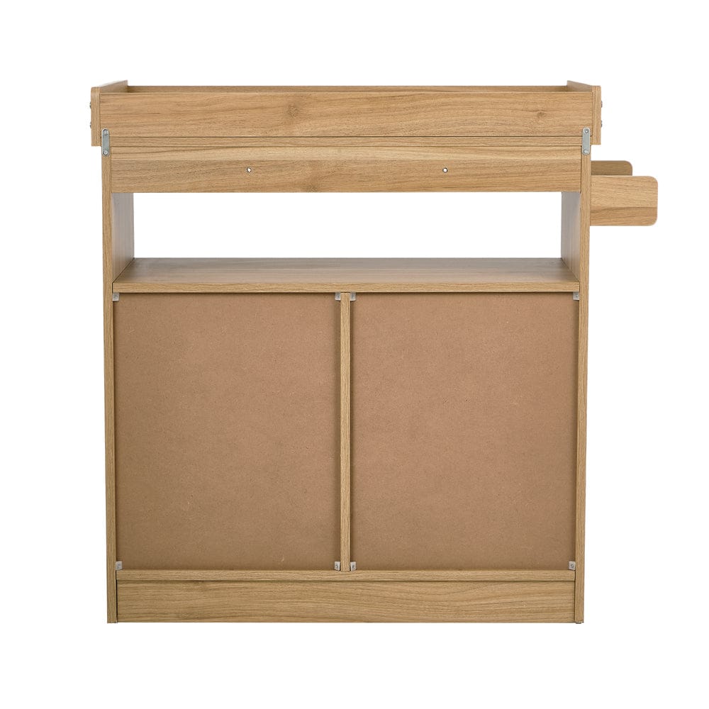 Oikiture Chest of Drawers Oikiture Baby Changing Table Nursery Storage Drawers Shelves Cabinet