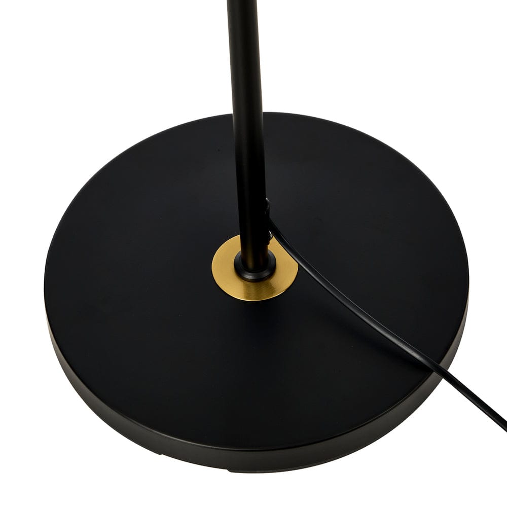 Oikiture Home & Garden Oikiture Floor Lamps Adjustable Height Standing Metal Frame Black