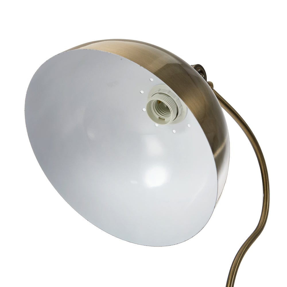 Oikiture Home & Garden Oikiture Floor Lamps Standing Lamp Metal Frame Bronze-finish