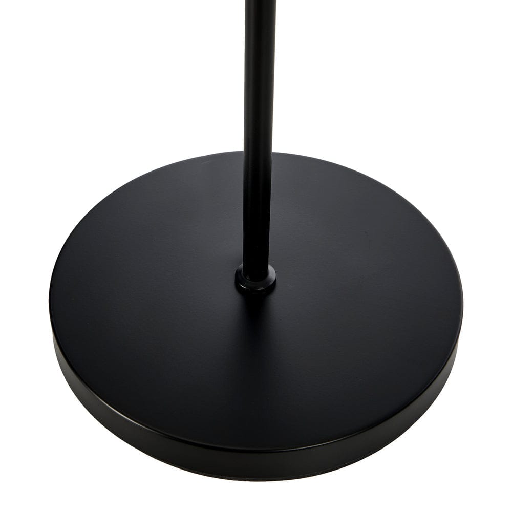 Oikiture Home & Garden Oikiture Retro Floor Lamps Standing Lamp Fabric Shape Metal Frame