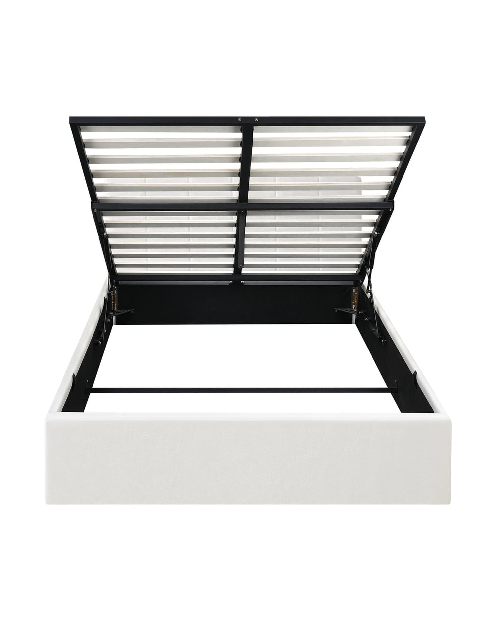 Oikiture Bedframe ZIA Bed Frame  Gas Lift Base PU Leather