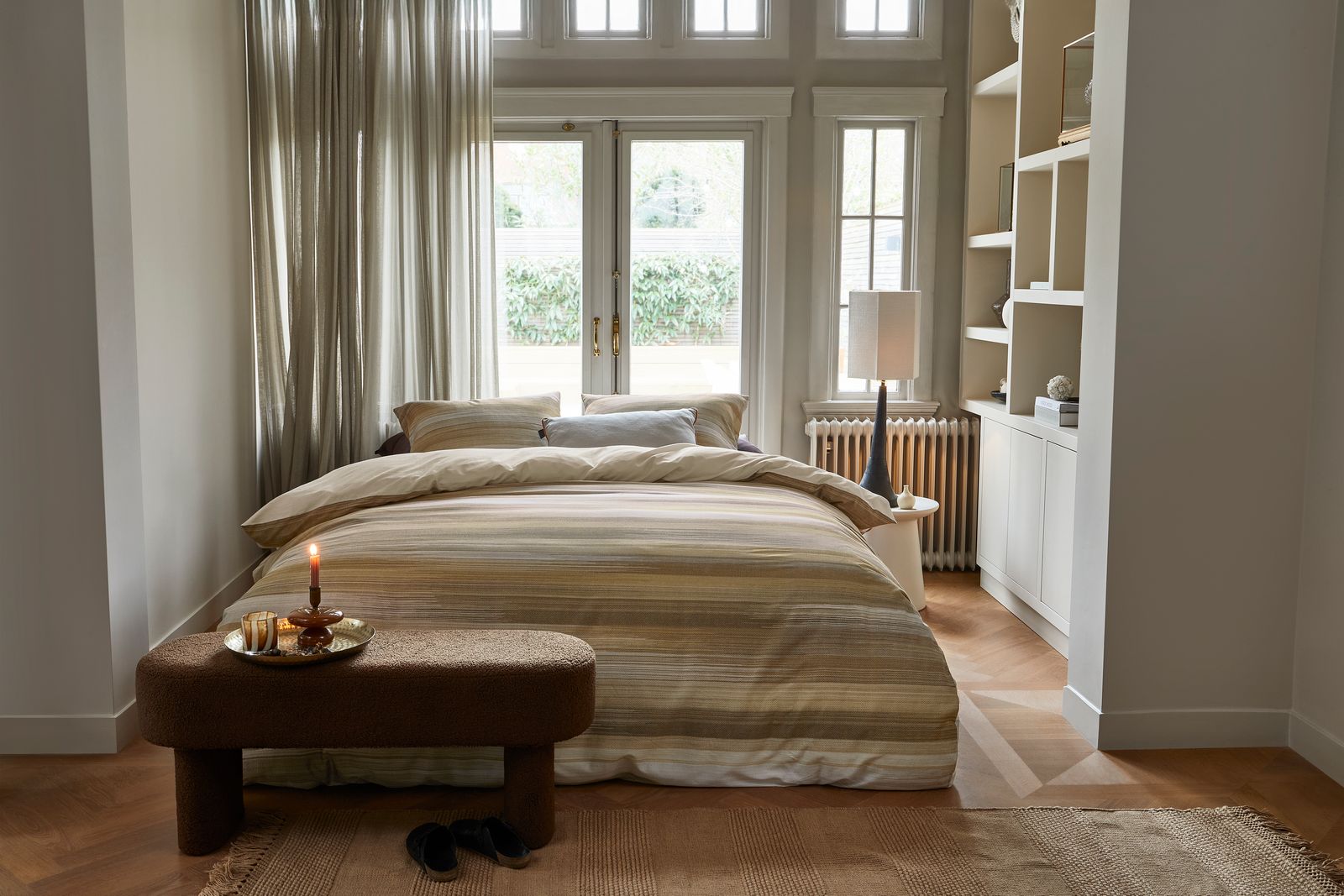 BEDDING HOUSE Elie Natural Qult Cover Set Bedding House